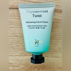 Saje Peppermint Twist Hand Cream 20ml, NWT